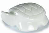 Carved White Marble Turtle - Philippines #309069-1